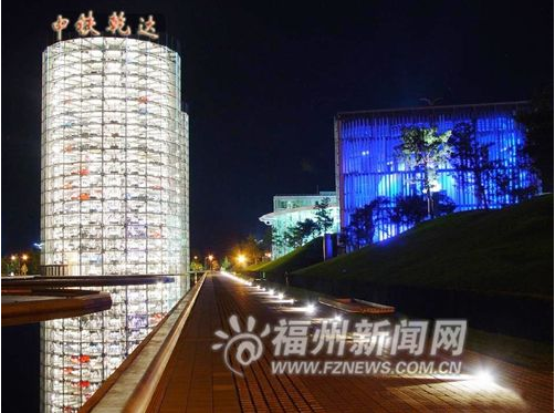 立体停车塔效果图。