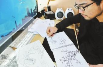 绘制光影画设计稿